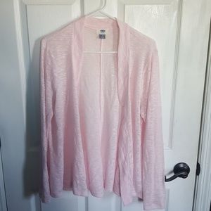 Pink cardigan